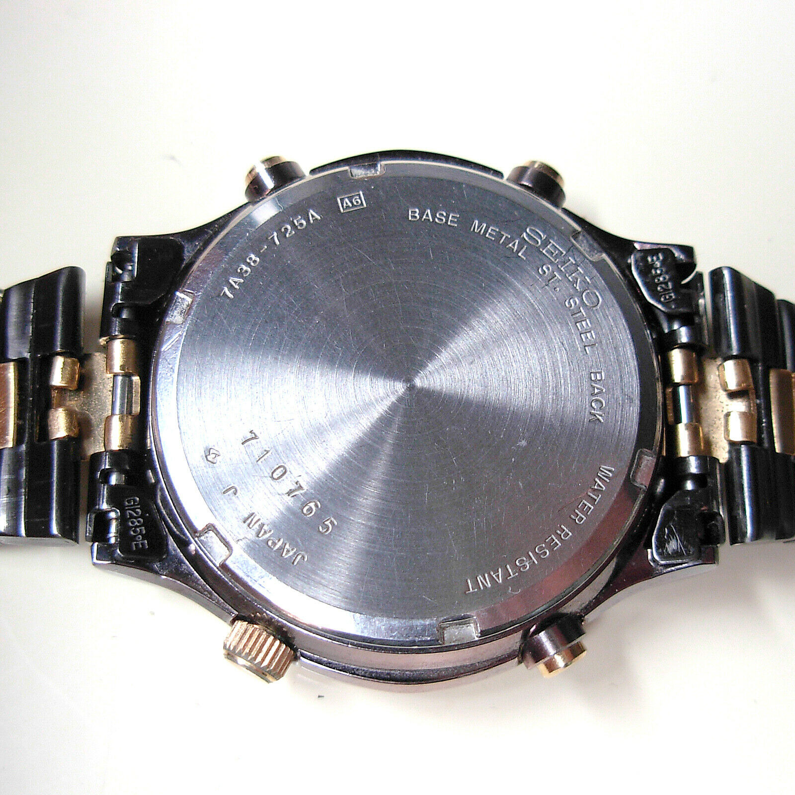 Montre Seiko 7A38-7270 Chronographe Quartz Jour/Date - Édition 1987 - Occasion Révisée - État Excellent