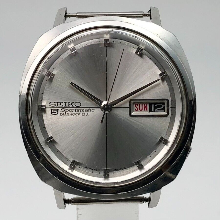 Vintage 1966 SEIKO 5 Sportsmatic 6619-8180 DX 21Jewel Automatic