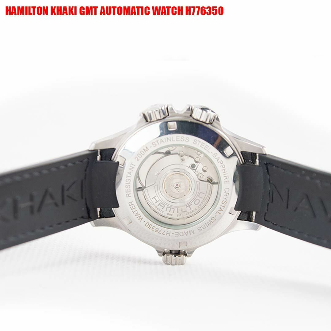 GREAT HAMILTON KHAKI GMT AUTOMATIC H776350 WITH A HAMILTON KHAKI NAVY BAND WatchCharts