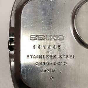 Seiko 0614-5010 Stainless Steel LC Quartz Mens Watch Authentic