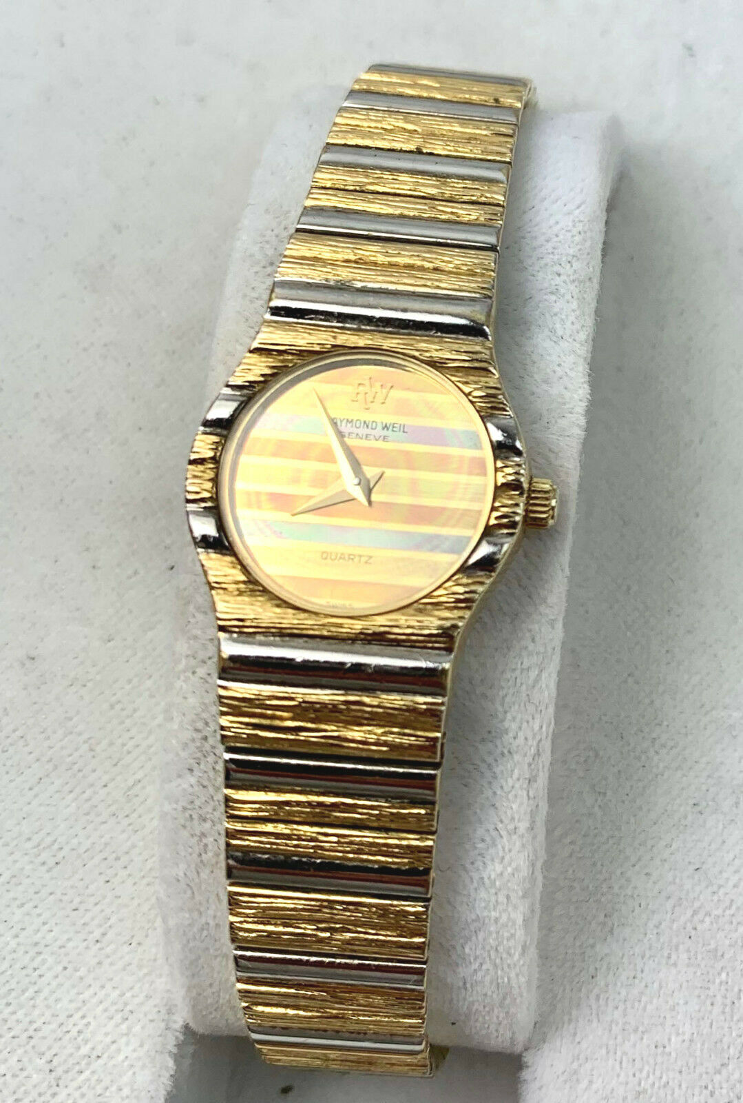 Raymond Weil Geneve 9022 Ladies Watch Tri-Color 18K Gold Plated