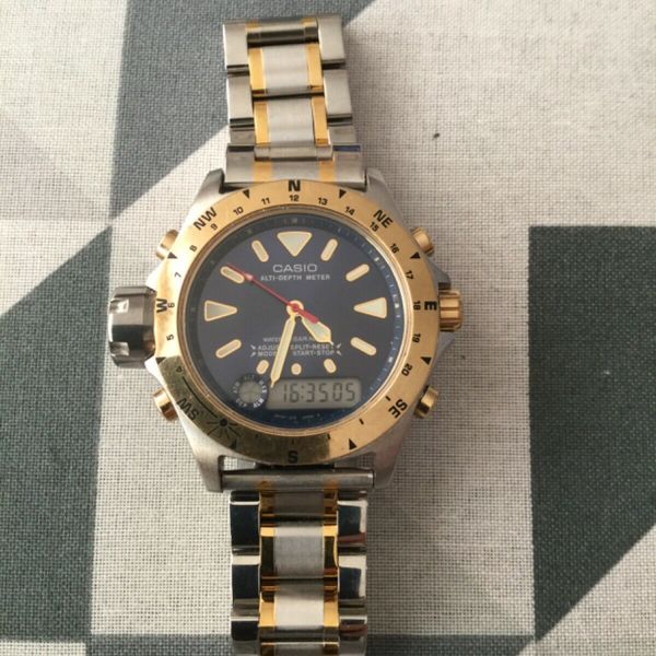 Casio Vintage Depth Meter Divers Watch AW 712 | WatchCharts