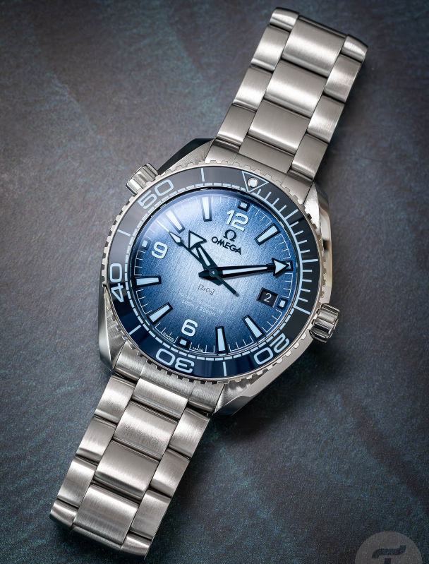 FS Omega Planet Ocean 39.5mm Summer Blue Edition Seamaster 75th