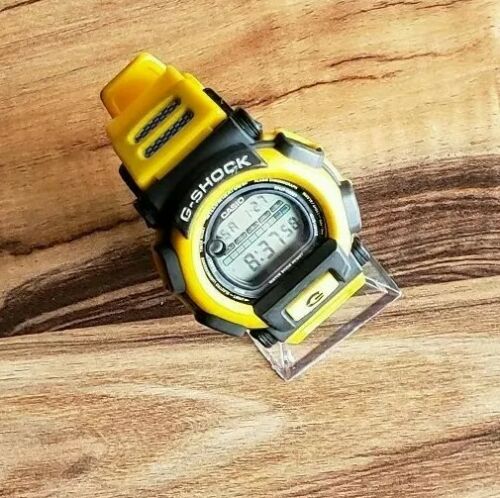 Vintage Casio G-Shock DW-003-1597 Sport Watch yellow grey good