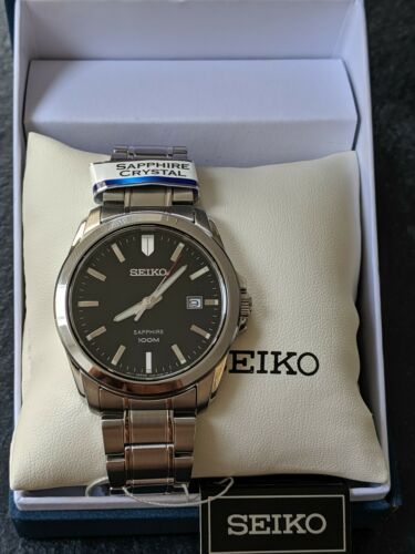 Seiko Neo Classic Quartz Sapphire 100M SGEH49P1 Men's Watch | WatchCharts