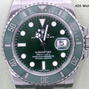 Rolex Hulk Green Submariner 116610LV 40 {COMPLETE SET - RSC SERVICE}