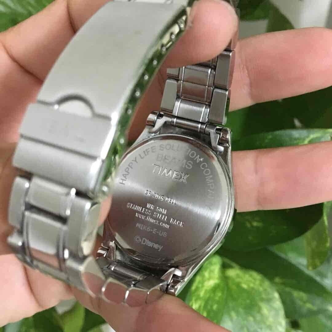 BEAMS x TIMEX x Disney Mickey Mouse Watch Wristwatch Silver
