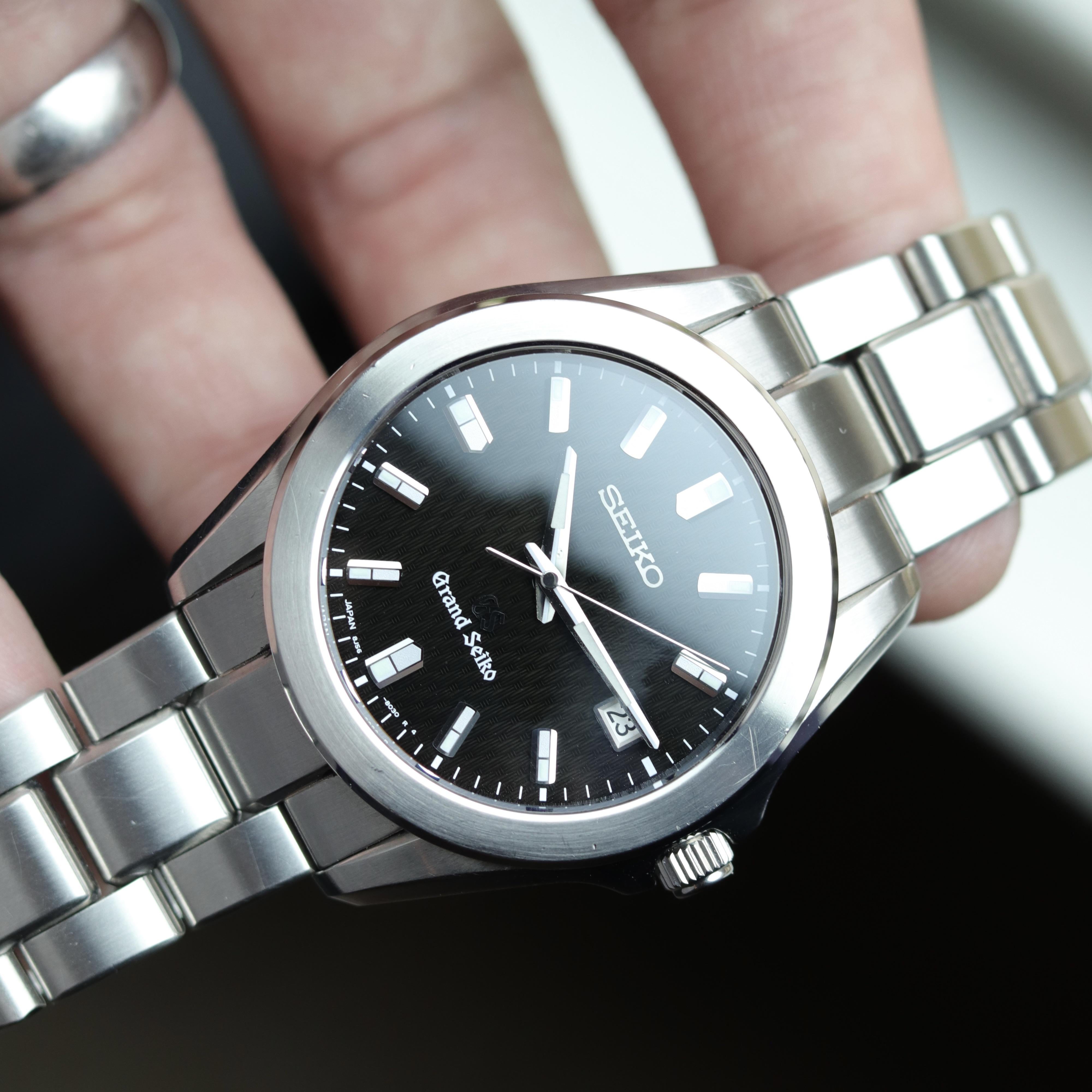 WTS] Grand Seiko SBGF021 Black Tatami textured Dial | WatchCharts 
