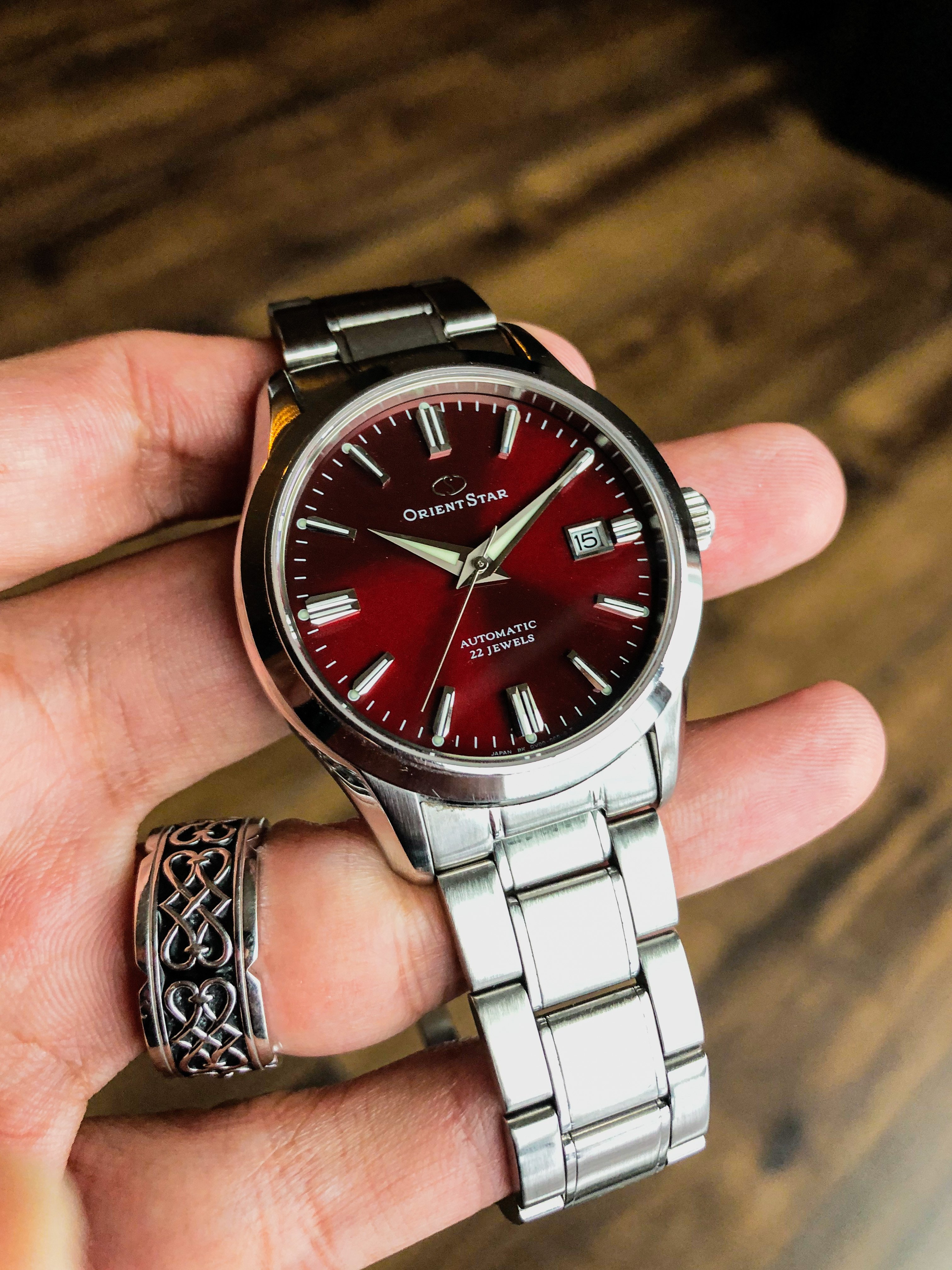 FS Ultra Rare Orient Star Cherry Red Dial WZ0041DV Baby Grand Seiko 1100 WatchCharts Marketplace