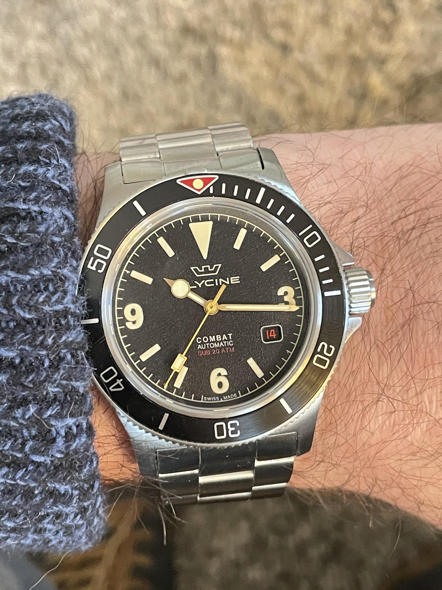 WTS Glycine Combat Sub Black Ref. GL0261 400 WatchCharts