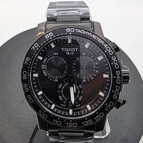 Tissot Supersport Chrono Silver Dial Brown Leather Strap Watch for Men - T125.617.16.031.00
