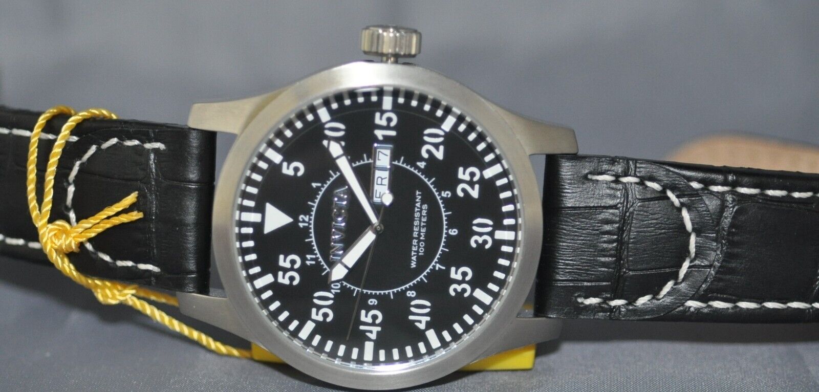 Invicta genuine clearance leather