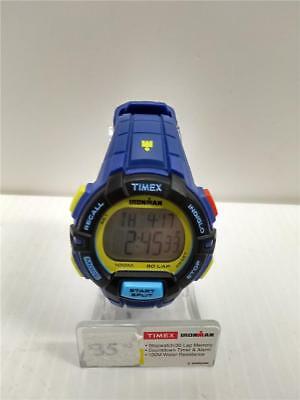 Timex Men's TW5M02400 Ironman Rugged 30 Blue Color Block Resin