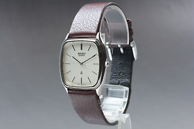 Vintage 1982 [N MINT] SEIKO Chariot 6030-5190 Quartz White Men