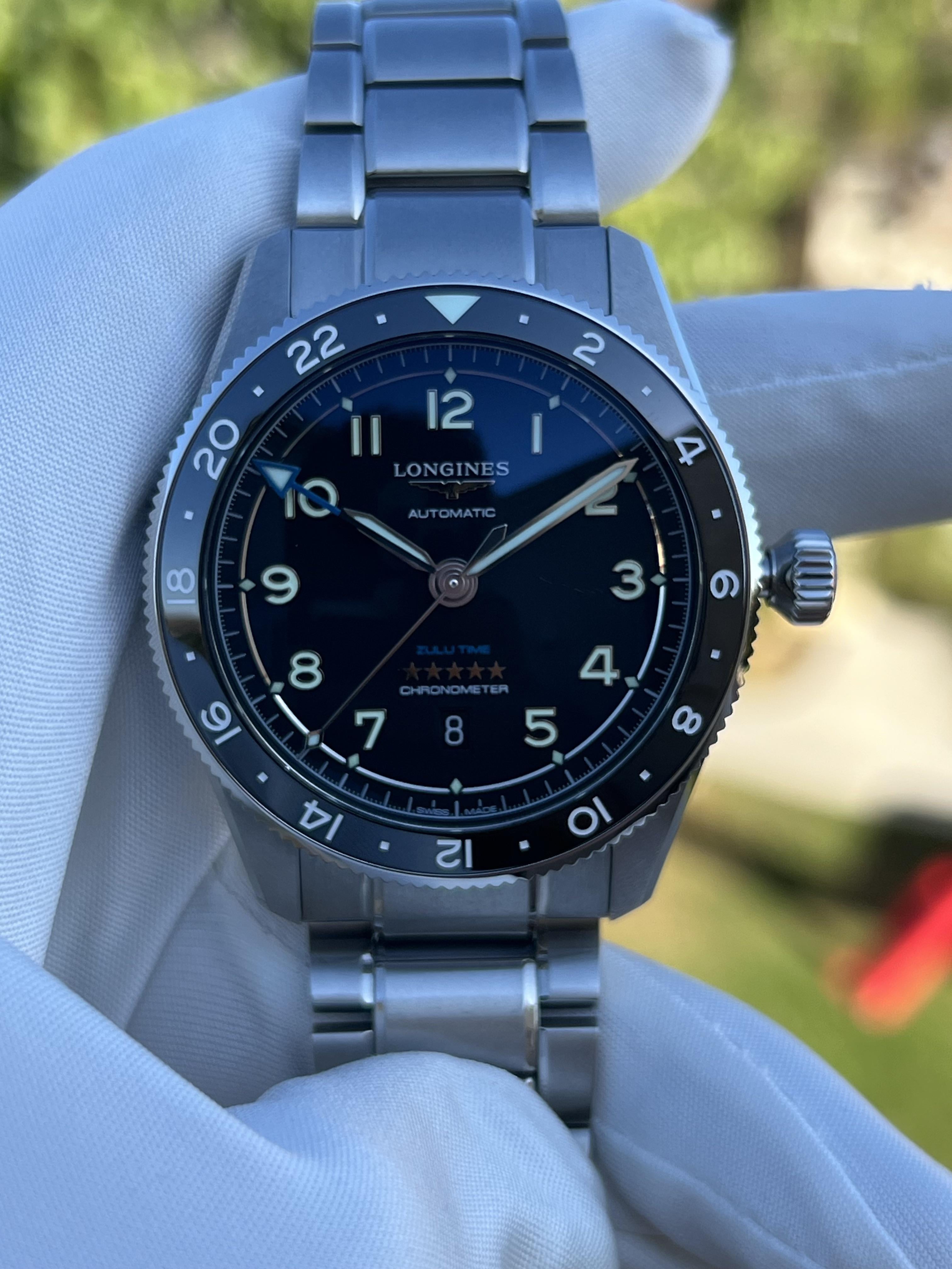 WTS LONGINES SPIRIT ZULU TIME Ref L3.812.4.53.6 Full set