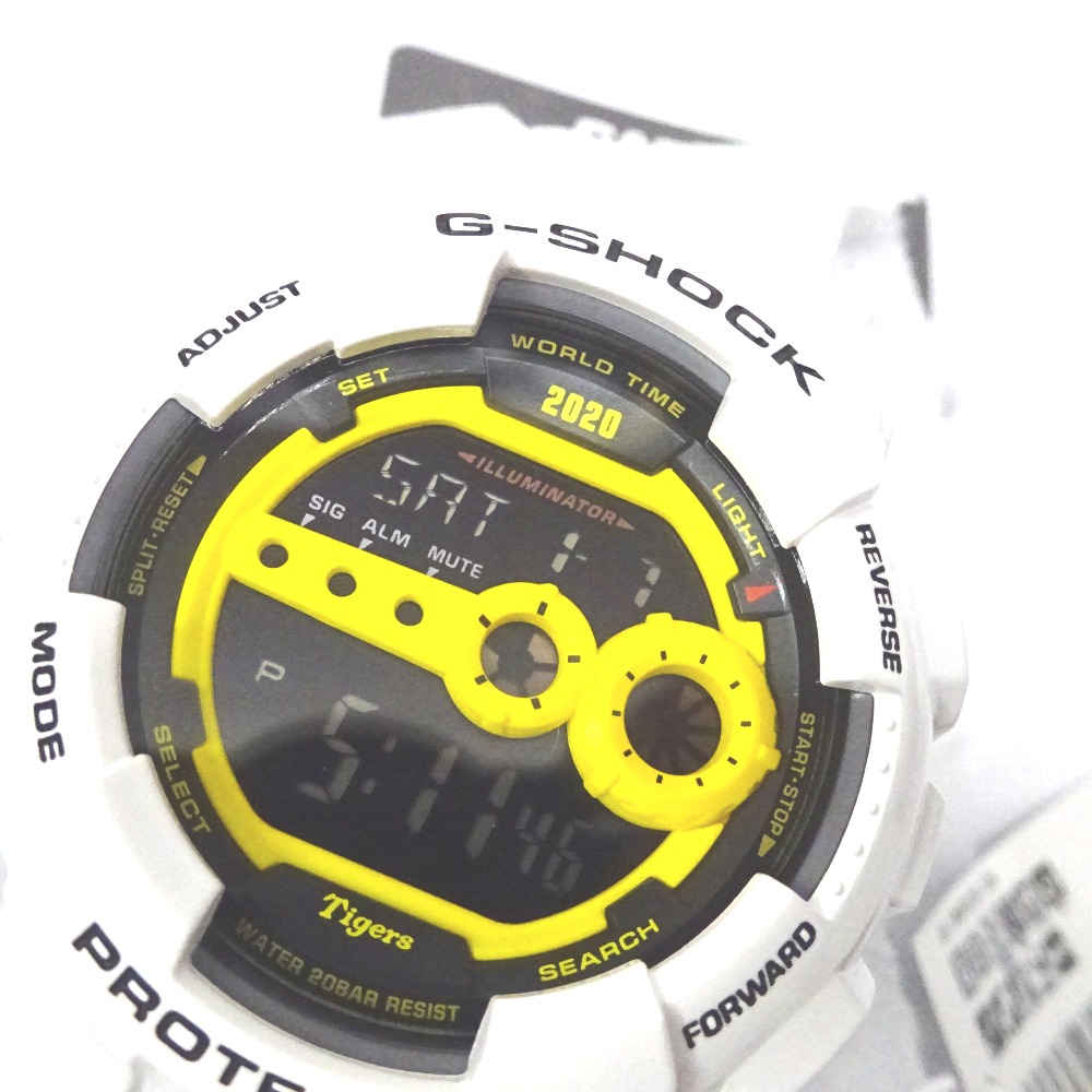 Casio Watch G-SHOCK Hanshin Tigers 2020 Limited Model GD-100HTG20