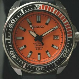 Seiko SBDA005 7s25 Prospex Samurai Titanium strong colour w/bracelet  +band+box | WatchCharts