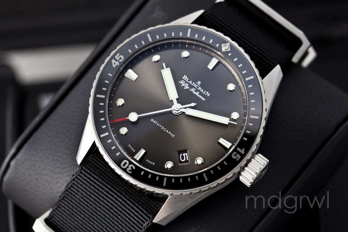 fsot Blancpain Fifty Fathoms Bathyscaphe 5000 1110 NABA Like