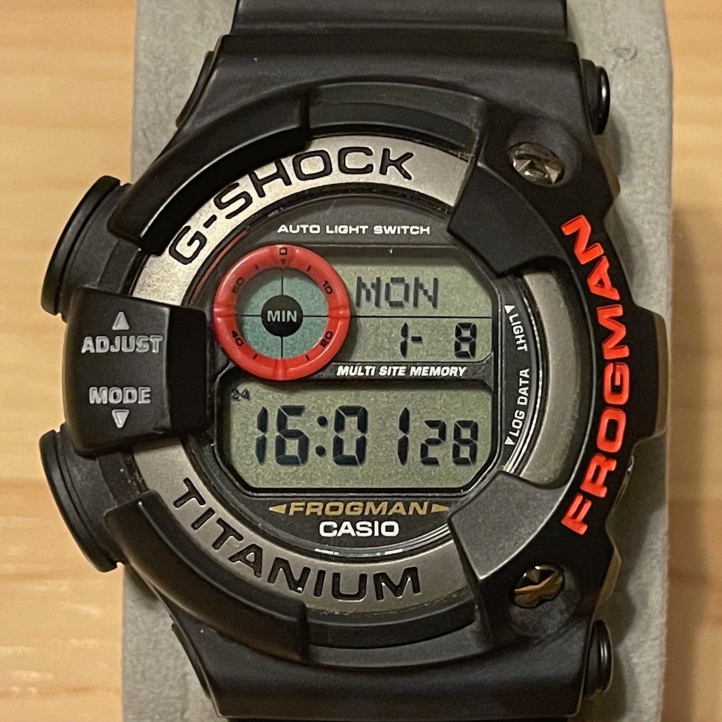 G-SHOCK/時計/ビンテージ/フロッグマン/DW-9900/限定/ブルー/黒