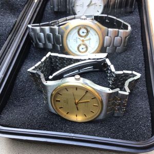 Omega De Ville co-axial Chronometer Swiss 1403 gold tone men's