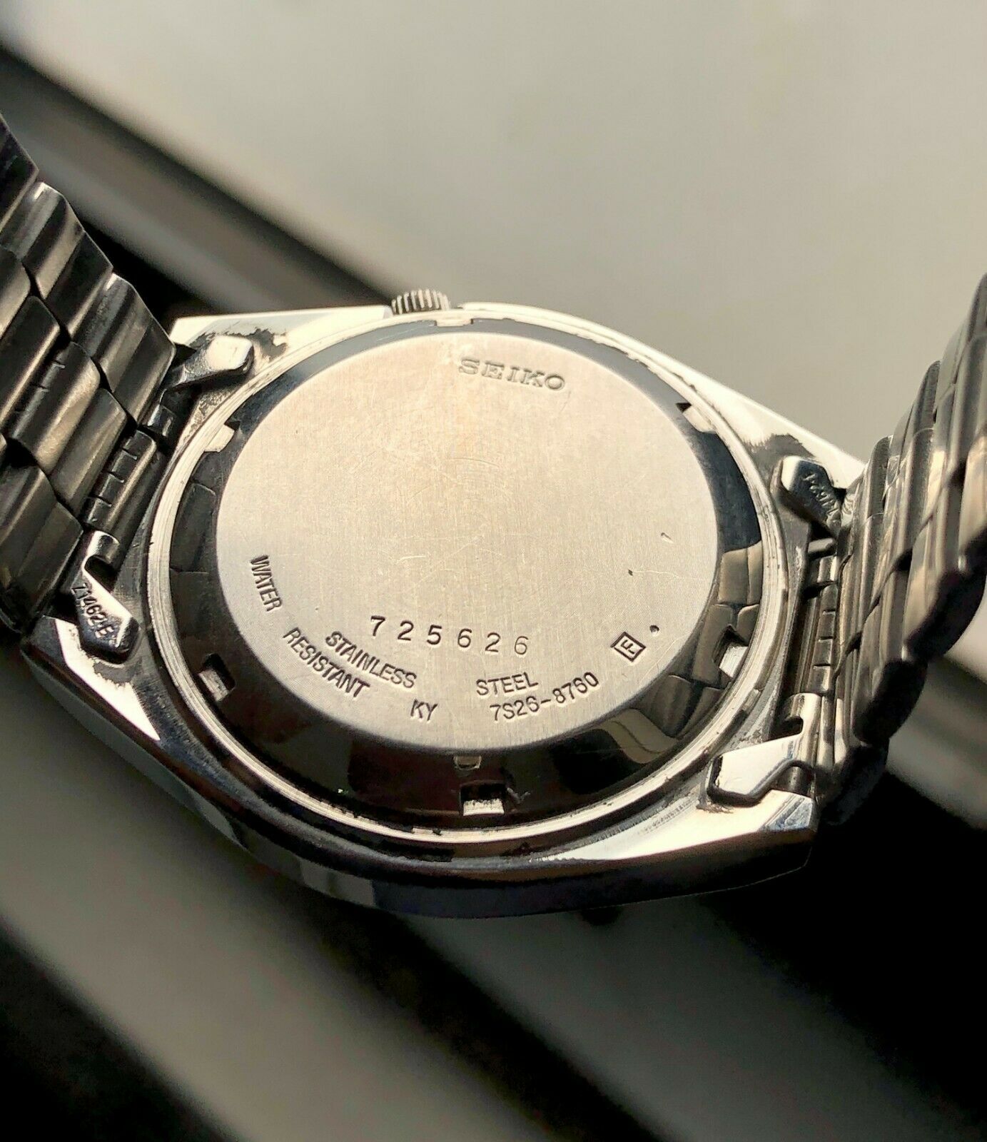 Seiko 1997 SKXJ51 Black Sports Sunburst Dial Ultra Rare Vintage