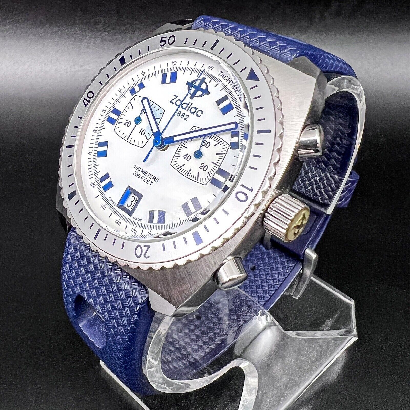 Zodiac Sea Dragon Chronograph Quartz Men's Watch 42mm ZO2242