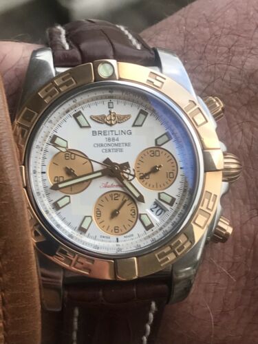 breitling chronomat 41 two tone