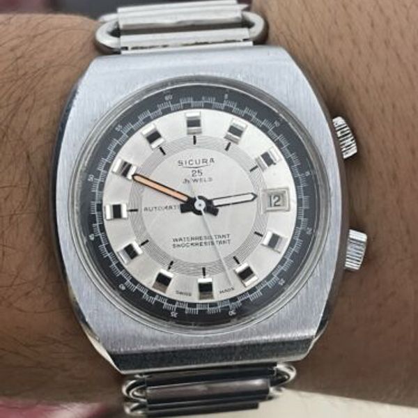 Montre Bracelet Sicura Compressor - Occasion - Montre Vintage Pour Adulte Unisexe