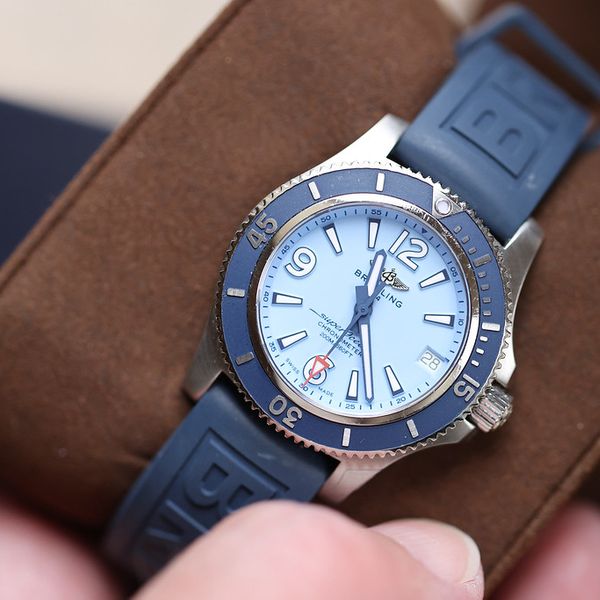 breitling superocean 36 blue