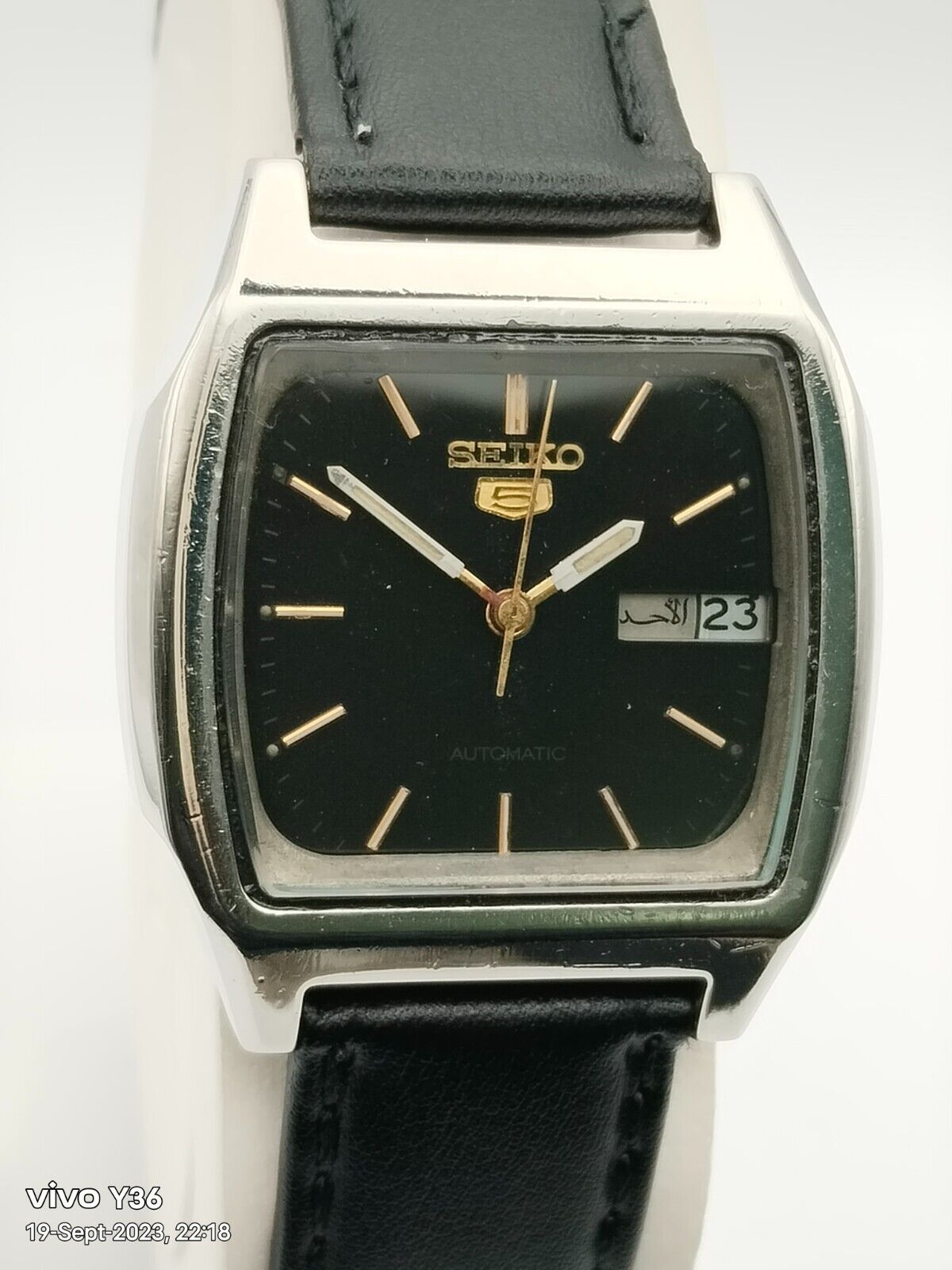 Vintage Seiko 5 7009-5860 Automatic D/D Japan WristWatch Men's