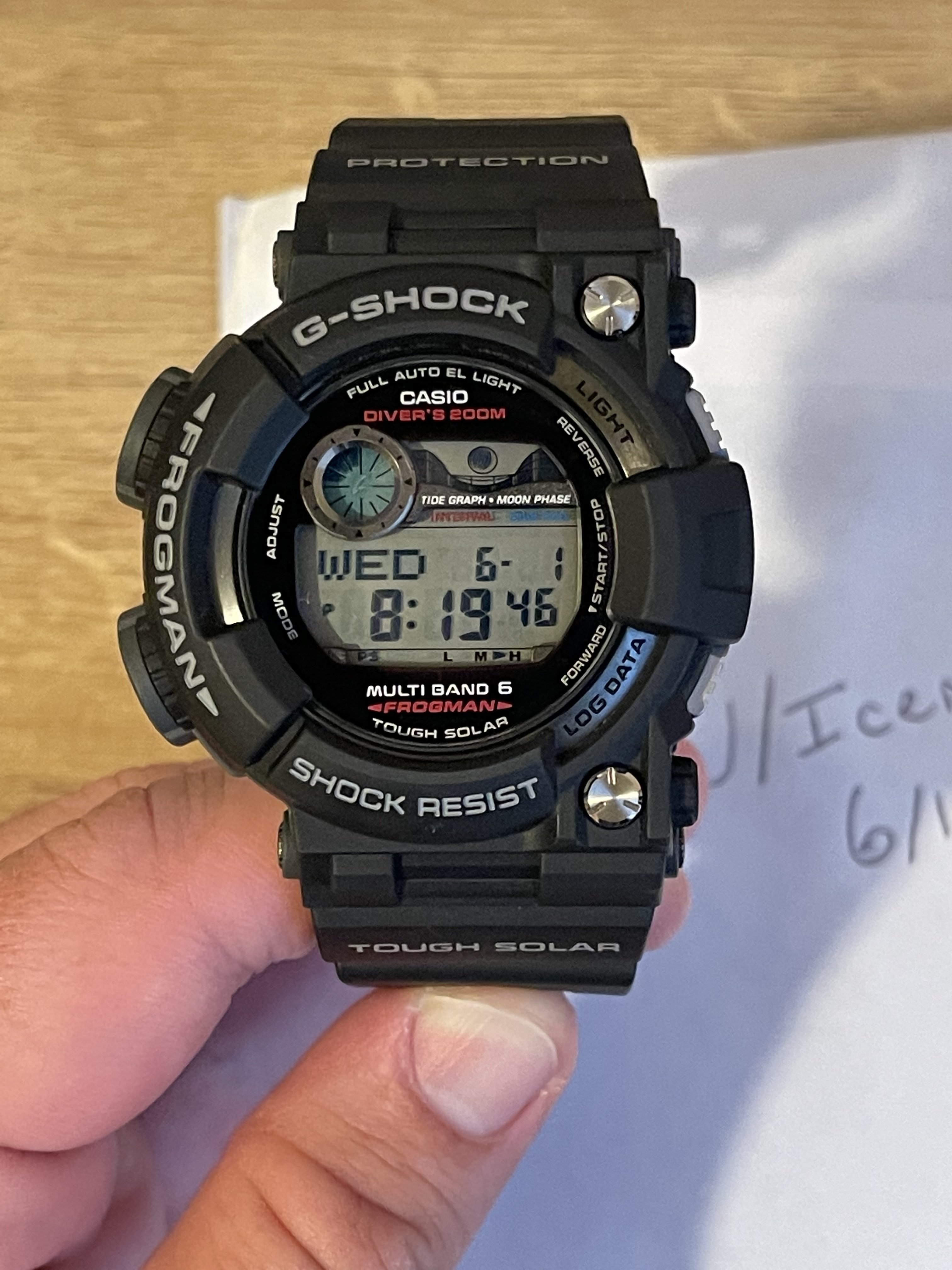 FS: G-Shock Frogman GWF-1000-1JF JDM Model | WatchCharts