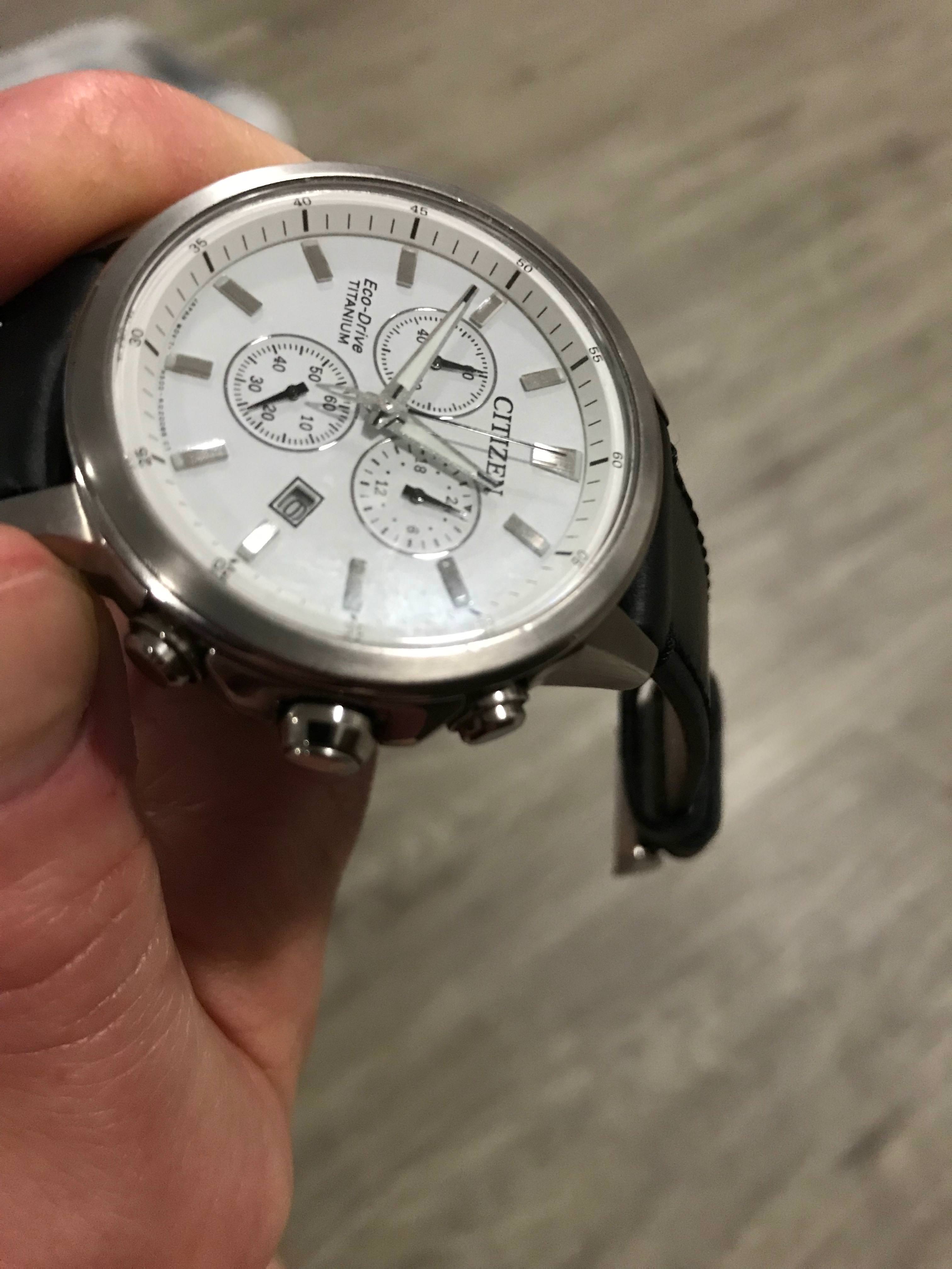 Citizen eco drive titanium manual hot sale