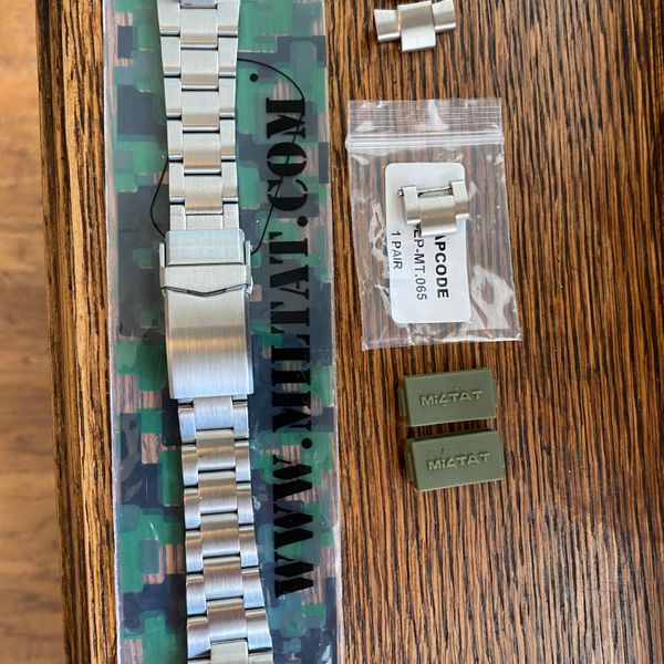 [WTS] Strapcode Miltat Oyster Bracelet for Seiko Alpinist or Speedtimer 38mm Solar WatchCharts