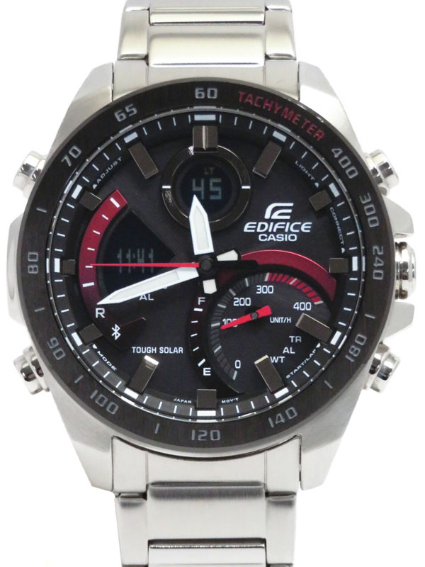 CASIO EDIFICE Casio Edifice Chronograph Bluetooth ECB 900DB 1A Men s Solar Quartz 1 Week Warranty Used WatchCharts Marketplace