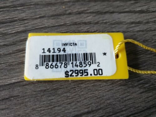 Invicta cheap yellow tag