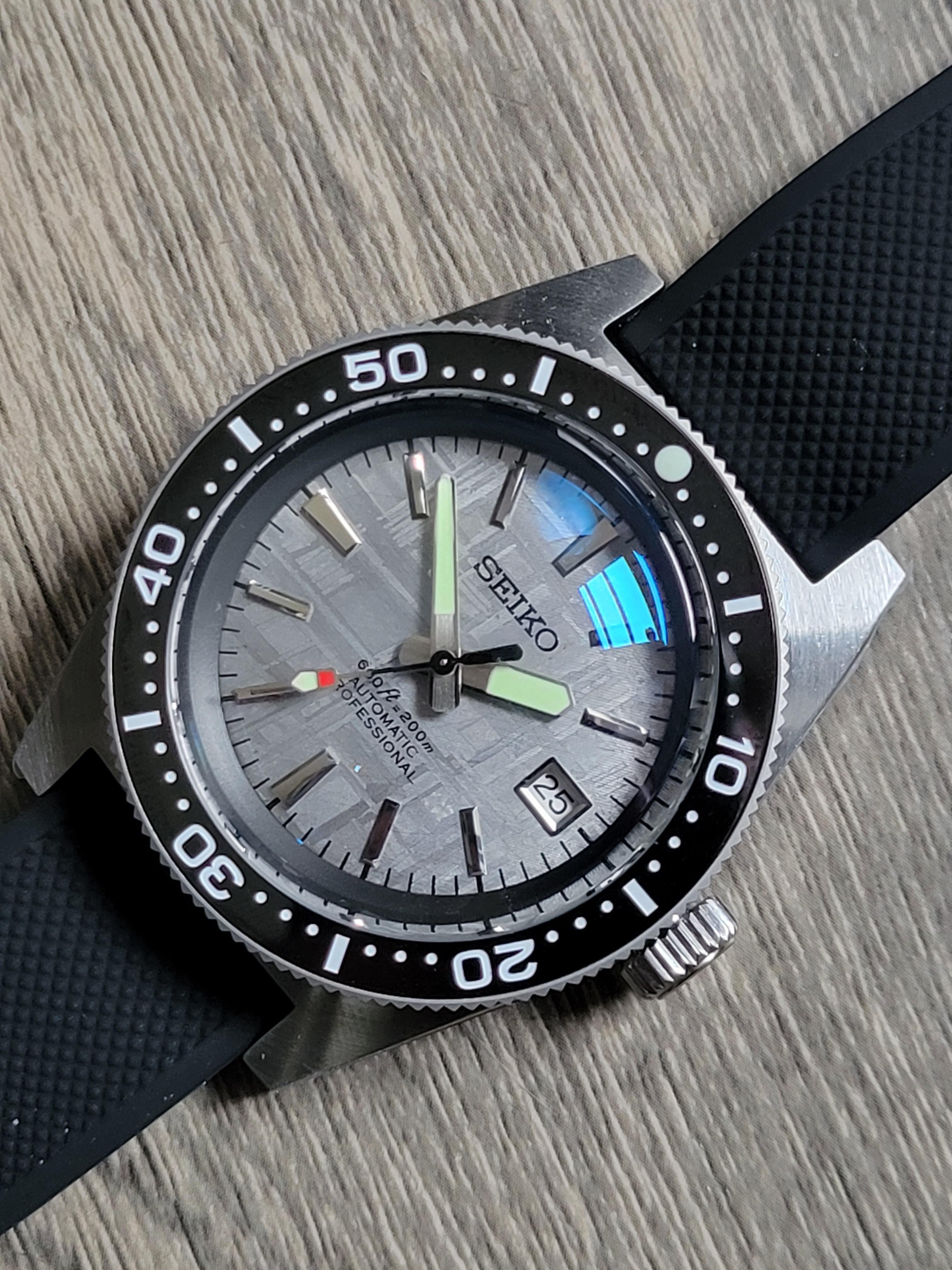 WTS] meteorite dial seiko mod watch 62MAS style | WatchCharts