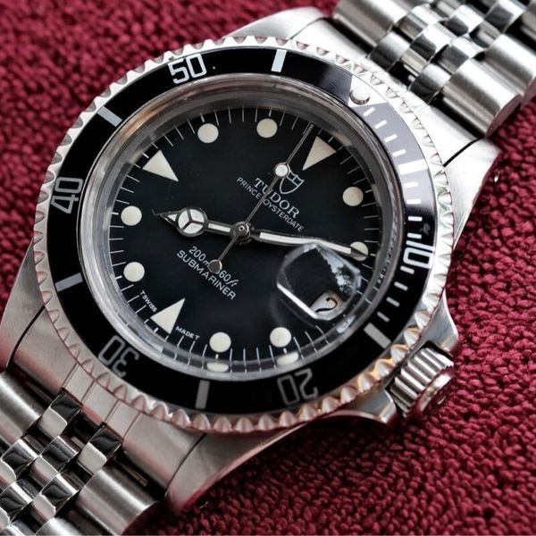 Vintage Tudor Submariner 79090 Prince Oysterdate CAL 2824 2 Black Dial vintage-tudor-submariner-79090-prince-oysterdate-cal-2824-2-black-dial