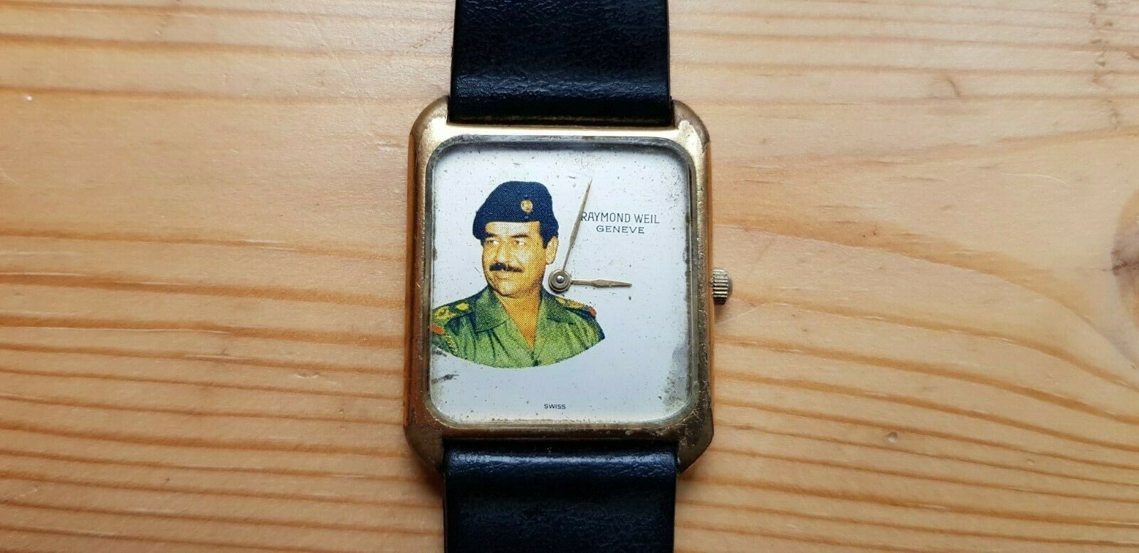 Rare Raymond Weil Saddam Hussein watch from Iraq WatchCharts