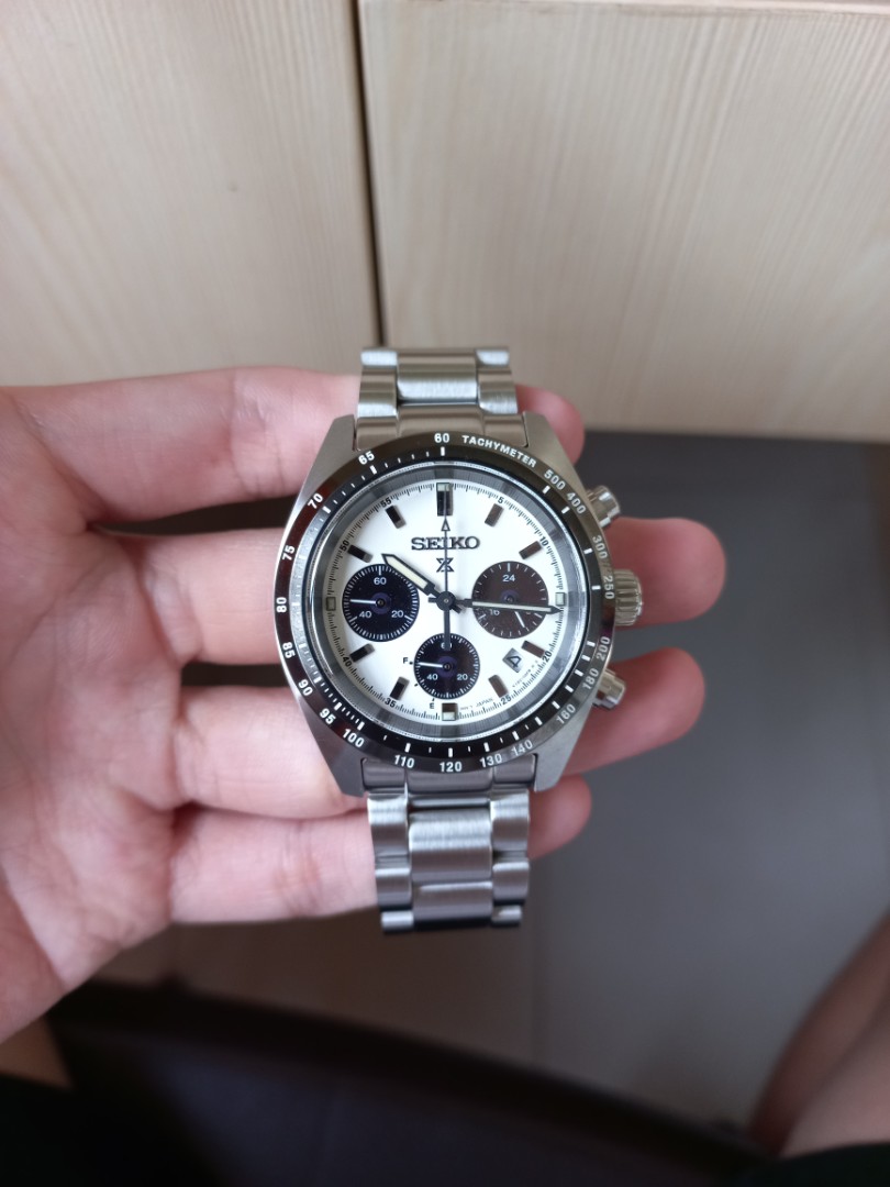 Seiko Prospex Speedtimer Chronograph Watch SSC813 (Seitona Panda
