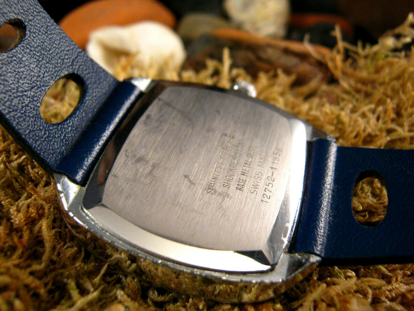 70年代 ビンテージ 日本製 LOCOBOX COSMOCHORUS ジャンク 1970's LANCO JUMP HOUR EB 8800 Tissot Strap Vintage Retro 41mm