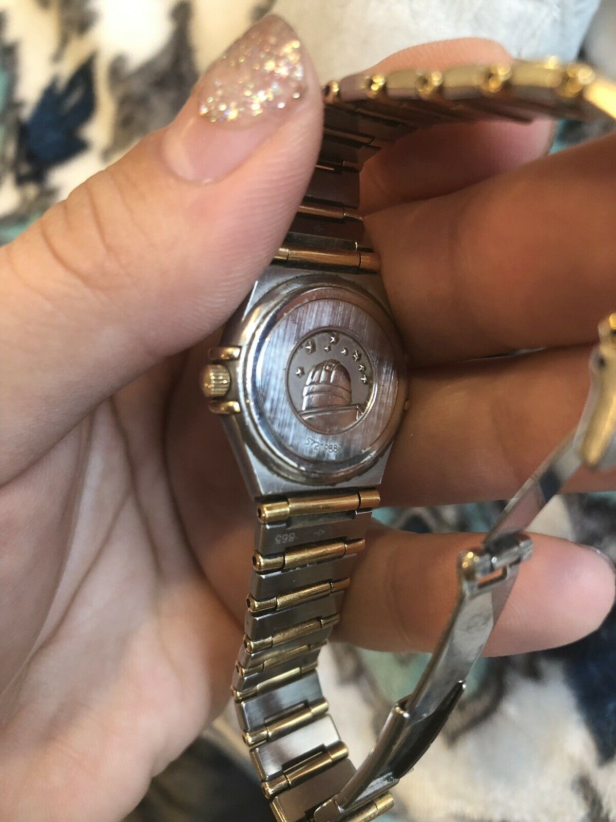 Ladies Omega Constellation Watch 6553/865, Diamond Bezel Ladies Omega Constellation Watch 6553/865, Diamond Bezel