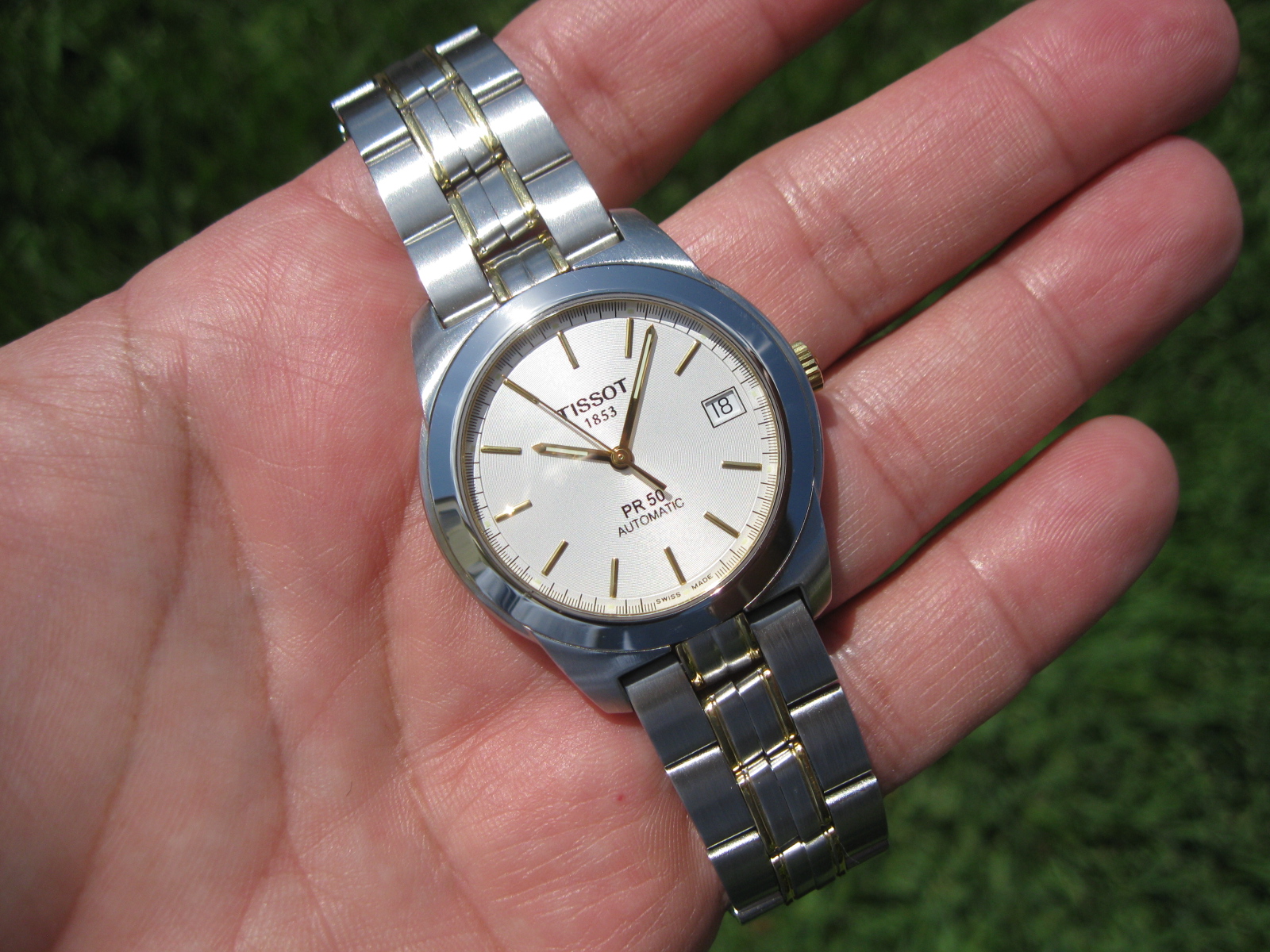 FS: Tissot PR 50 Automatic Men's Two Tone Watch - gorgeous! | WatchCharts  Marketplace