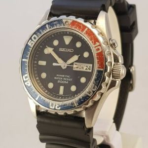VINTAGE 2002 SEIKO SMY003P PEPSI KINETIC 200M DIVER 5M63-0A10 NEW CAPACITOR  NICE | WatchCharts