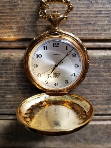 Timex railroad hunter outlet pocket watch