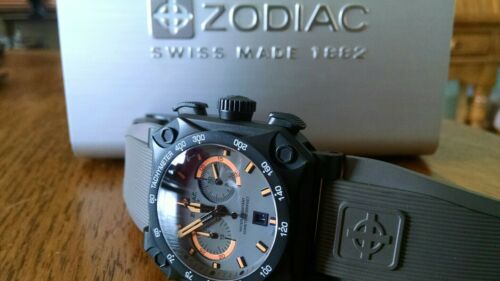 Zodiac ZMX+01 Adventure Chrono Analog Display Swiss Black/Grey