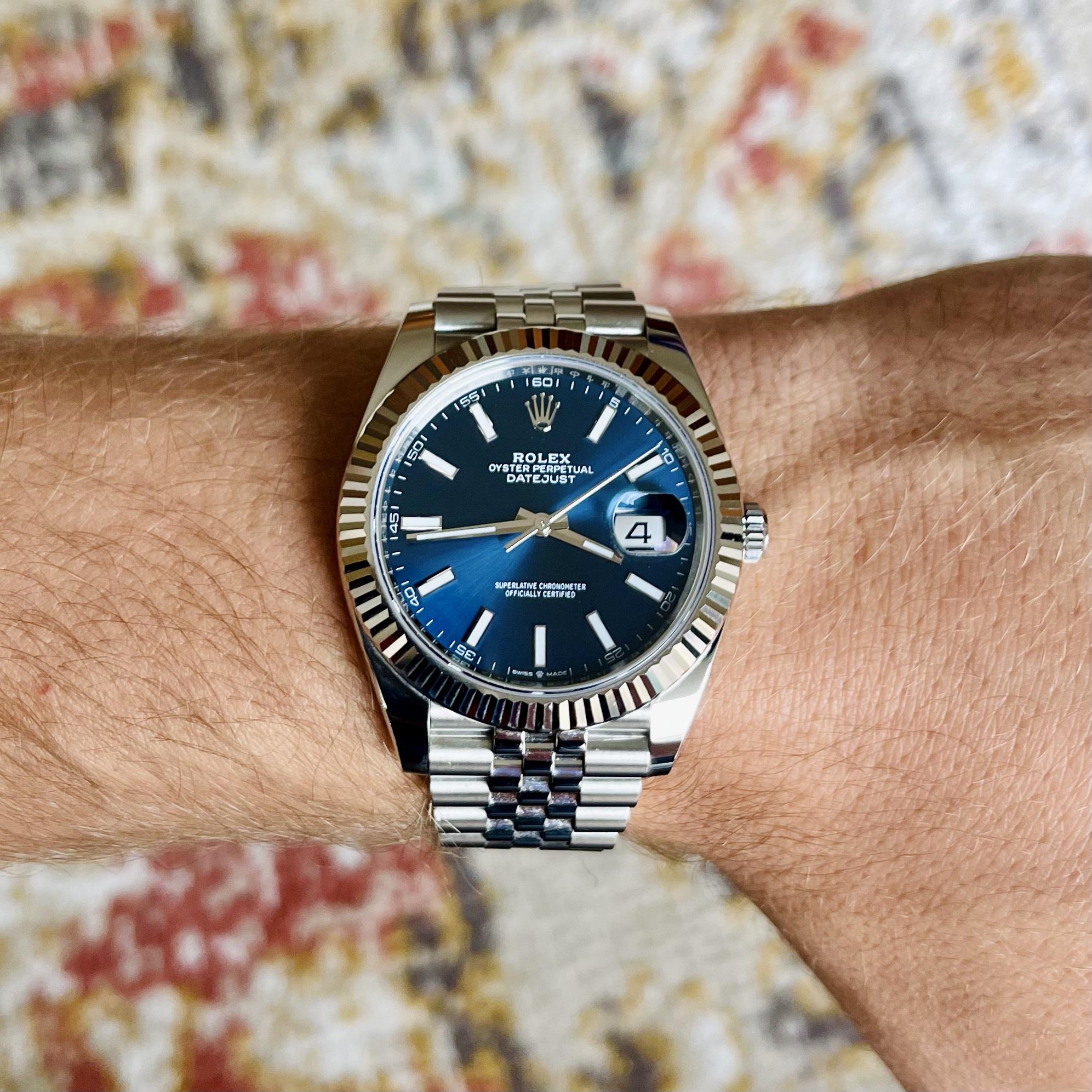 Datejust deals blue jubilee