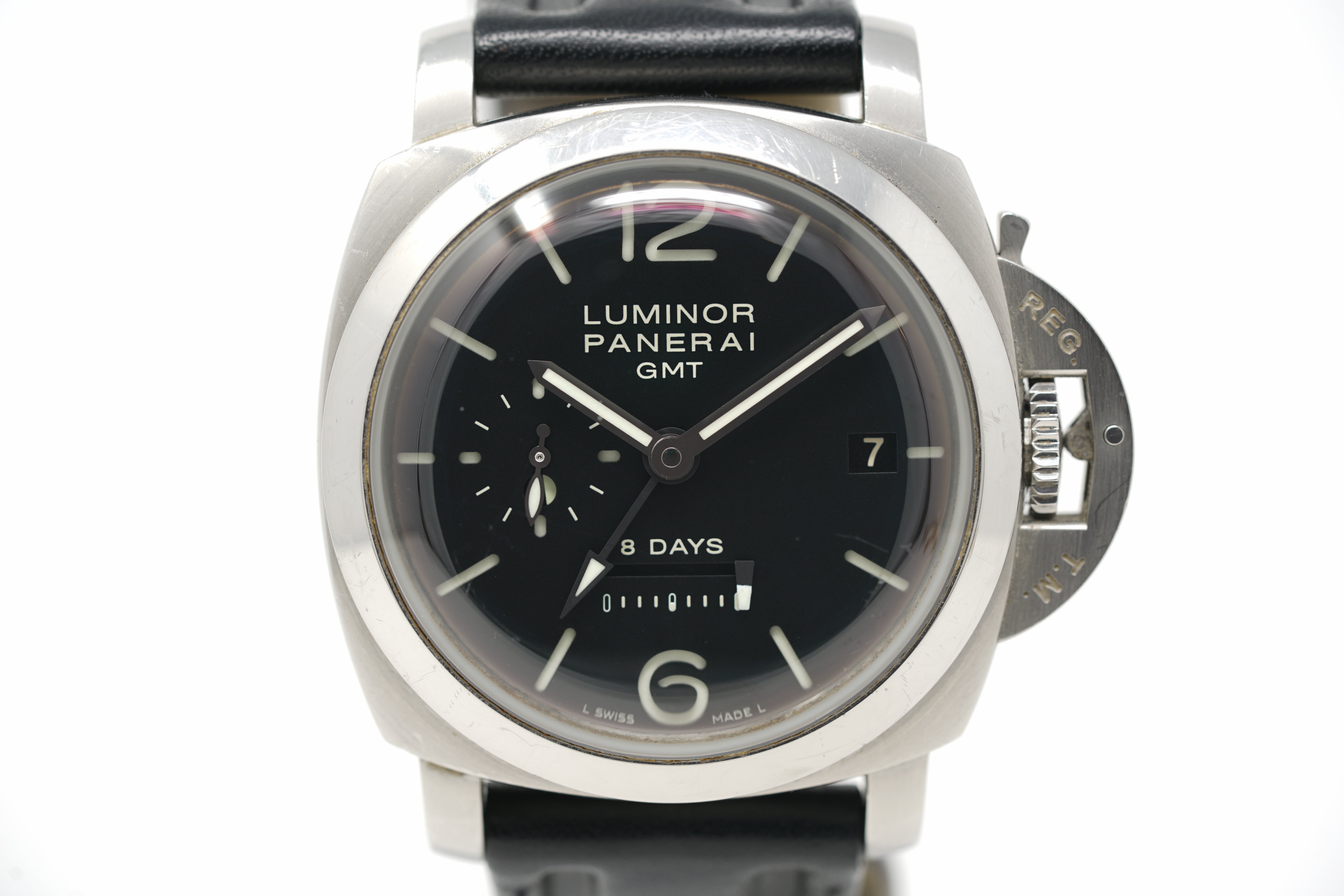 FS Pre Owned Panerai Luminor 8 Days GMT PAM00233 I Series