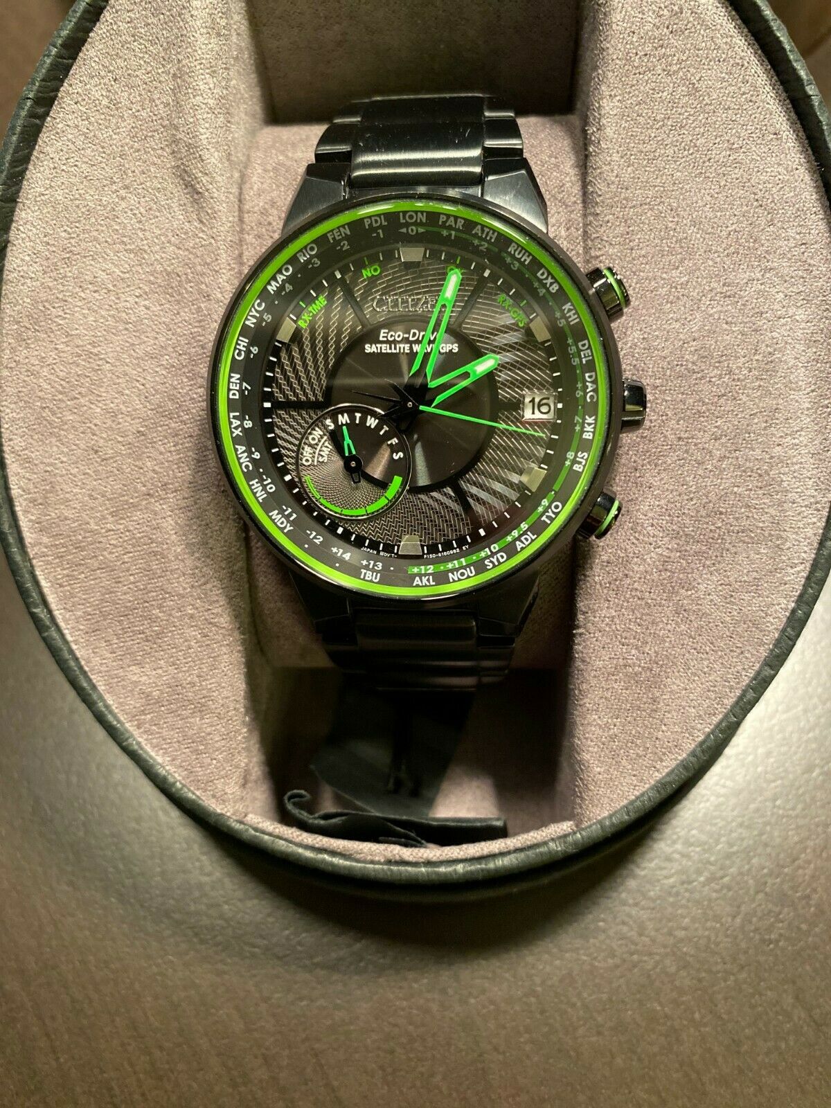 Citizen Satellite Wave GPS Freedom Eco Drive Watch F150