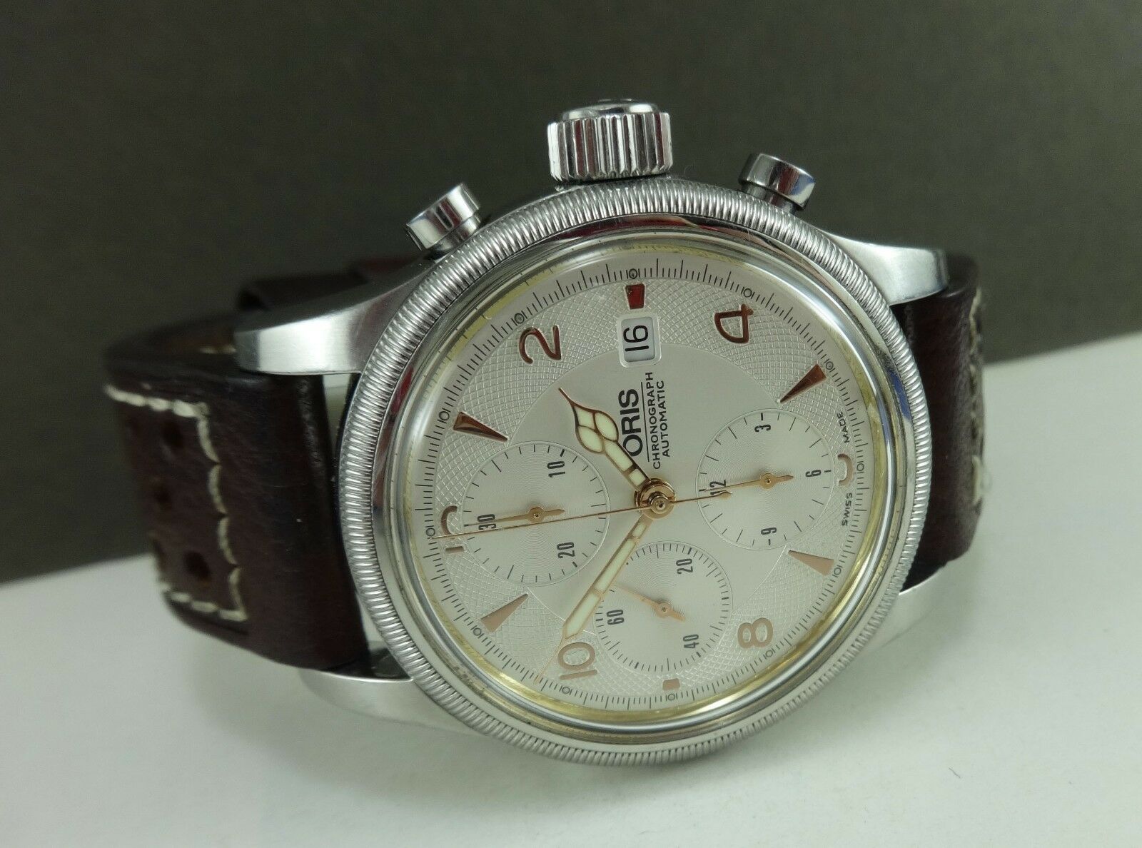 Original ORIS Big Crown Automatic Chronograph Watch Ref. 7567 w