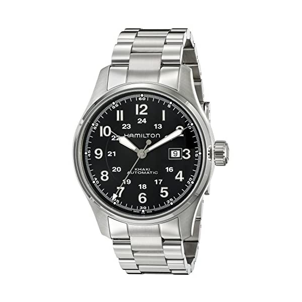 Hamilton Khaki Field Officer Automatic 44 (H70625133) Market Price ...